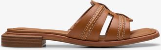 Clarks Ariany Mule Tan Leather