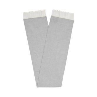 Brooks Brothers Chevron Wool Scarf - male - Brooks Brothers - Winter Scarves - Gray - ONE SIZE - Accessories