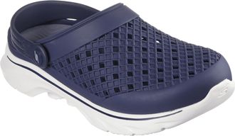 Skechers Mens Foamies Go Walk 7-Ambition Clog, Navy and White, 9 UK