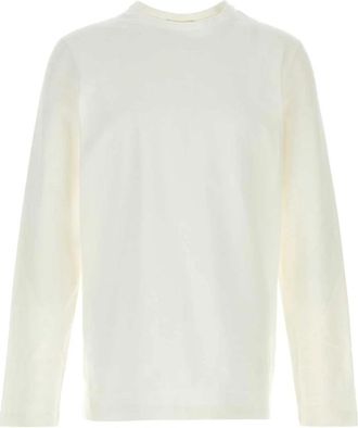 The Row Leon L/S T-Shirt - Heren - Longsleeves - Wit - L - Tops