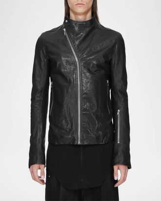 Rick Owens Men & apos;s Release Leather Jacket