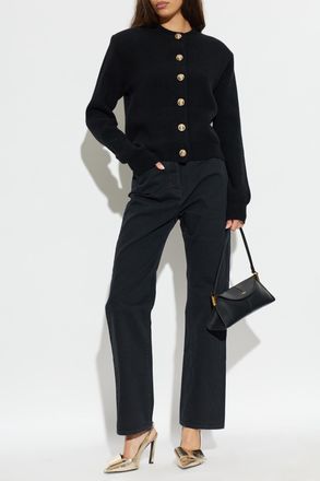 Balmain Straight-leg Jeans, Womens, Black