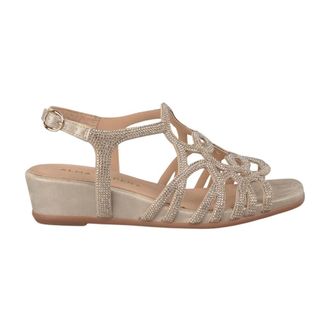 Alma En Pena Beaded mid wedge sandal