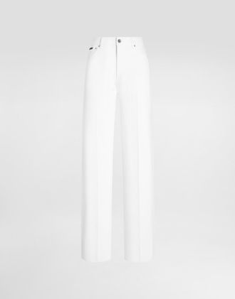 Dolce & Gabbana Pantalone 5 Tasche - Woman Denim And Jeans Multi-colored 46