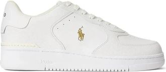 Polo Ralph Lauren Masters Crt Sneakers - Heren - Sneakers - Wit - 36 EU - Leer - Schoenen