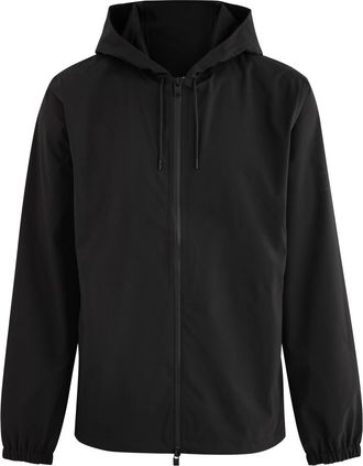 Rains Suva Hooded Waterproof Shell Jacket - Black - S