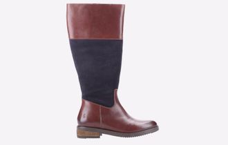 Hush Puppies Kitty LEATHER Womens - Brown - Size UK 5