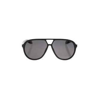 Alexander McQueen Accessoires, Dames, Zwart, ONE Size, Aviator Zonnebril