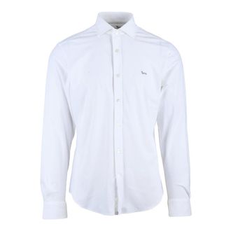 Harmont & Blaine Overhemden, Heren, Wit, M, Casual Shirt