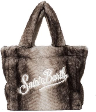 MC2 Saint Barth Gradient Pattern Faux Fur Colette Tote Bag