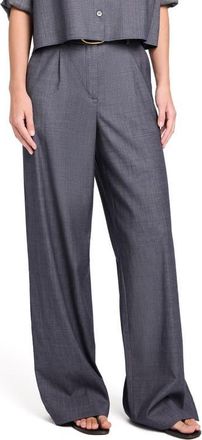 TWP Hudson Wool Blend Pants in Medium Indigo at Nordstrom, Size 10