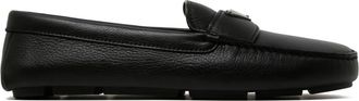 Prada Triangle Logo Loafers