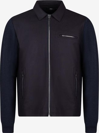 Herno Kurze Hemdkragen-Flanneljacke