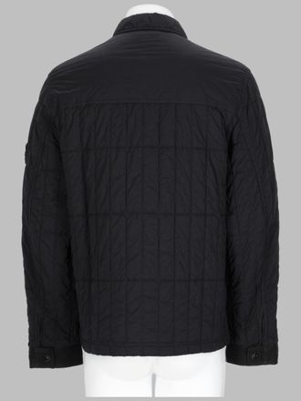 Stone Island Mens Coach Jacket Black Polyamide