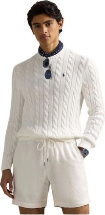 Polo Ralph Lauren Truien & Vesten, Heren, Wit, 2Xl, Round-neck Truien