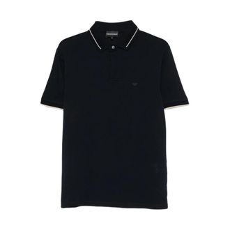 Emporio Armani Polo Shirts - Heren - Polos - Blauw - 2XL - Tops