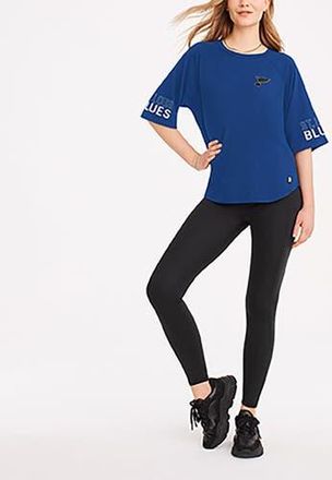 DKNY Womens DKNY Sport Blue St. Louis Blues Diana Tri-Blend Oversized T-Shirt at Nordstrom, Size Medium