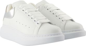 Alexander McQueen Womens Oversized Leather Sneaker White