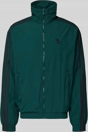 adidas Originals Sweatjacke mit Stehkragen in Dunkelgruen, Größe XXL