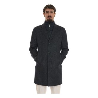 HUGO BOSS Stijlvolle Winterjas voor Vrouwen - Heren - Mantels - Blauw - Maat: 3XL