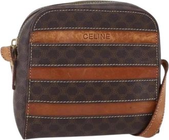 Celine Pre-owned Plastic Crossbody Tas - Dames - Vintage Schoudertas - Bruin - ONE Size - Vintage