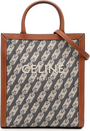 Celine Pre-owned Celine Small Triomphe Canvas Maillon Vertical Cabas Satchel Ladies F-AN-2290