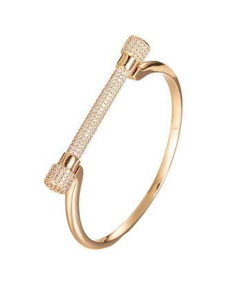 Eyecandy LA Luxe CZ Kyle Cuff Bracelet