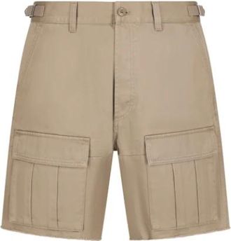 Celine Casual Shorts, male, Brown, Size: L Cargo Shorts