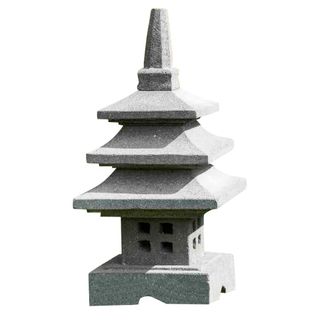 Wanda Collection Linterna japonesa de piedra de lava 50 cm decoraci&oacute;n zen