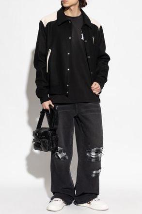 Amiri T-shirt With Logo, Mens, Black