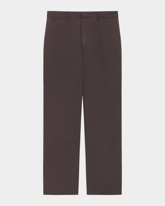 Theory Stretch-Cotton Straight-Leg Chino Pants