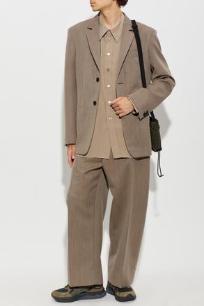 STUDIO NICHOLSON Emper Shirt, Mens, Beige