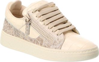 Giuseppe Zanotti GZ/94 Croc-Embossed Leather Sneaker