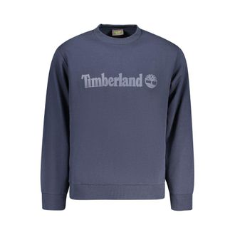 Timberland Blue Cotton Mens Sweatshirt