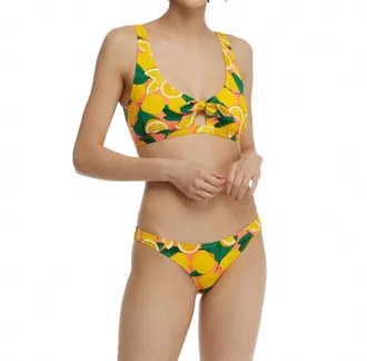 Body Glove Fresh Squeeze May Scoop Swim Top In Sunset