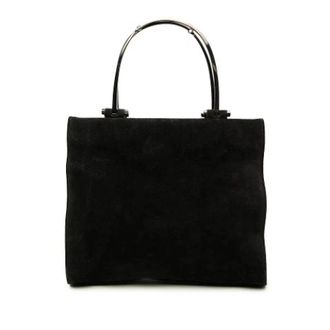 Gucci Pre-owned Vintage Top-Handle Handbag - Dames - Vintage Handtas - Zwart - ONE Size - Leer - Vintage