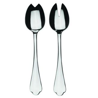 Mepra Dolce Vita Salad Serving Set - 2 Pieces in Silver at Nordstrom