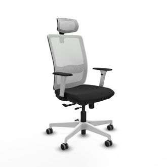Piqueras y Crespo Silla De Oficina Piqueras Y Crespo Haches Blanco Espuma 50 Mm