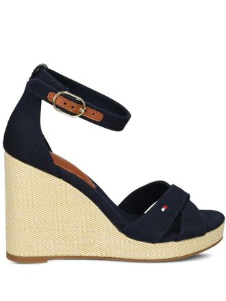 Tommy Hilfiger Leren sandalen - Blauw