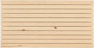 Deco Wood Cabecero de madera maciza en tono natural de 200x80cm