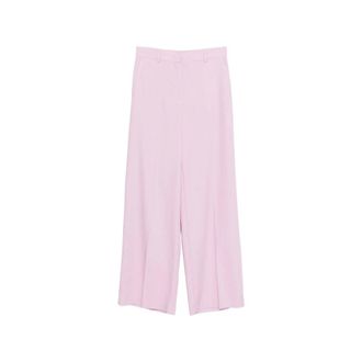 Msgm Wide Trousers, female, Pink, Size: 2XS Wide Trousers