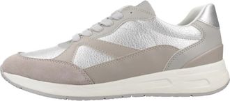 Geox Bulmya Sneakers - Dames - Sneakers - Grijs - 37 EU - Su&egrave;de - Schoenen