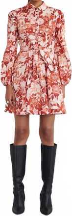 Banjanan Rowena Mini Dress In Chocolate