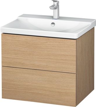 Duravit Duravit L-cube Mueble De Pared 620mm De Ancho, Profundidad 481, 2 Cajones, Se Ajusta A La Altura De P3 Comfort. Art&iacute;culo 233265, Color: Decoraci&oacute;n Rob
