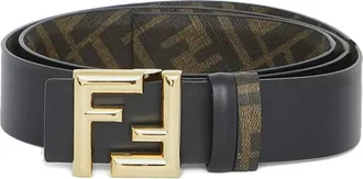 Fendi Logo-buckle Leather Belt