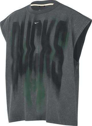 Nike Milwaukee Bucks Standard Issue Nike Mens Sleeveless Basketball Top in Grey | IQ1771-068