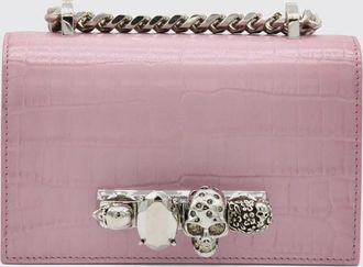 Alexander McQueen Borsa Jewelled McQueen in pelle stampa cocco