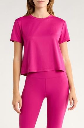 Gottex Mesh Back T-Shirt in Magenta at Nordstrom Rack, Size X-Large