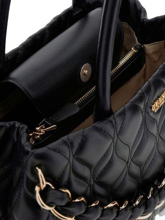 Guess Womens Satchel Black Polyurethane Satchel-bags
