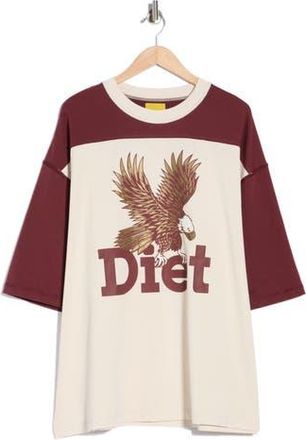 Diet Starts Monday Eagle Yoke T-Shirt in Maroon/Antique White at Nordstrom Rack, Size Xxx-Large